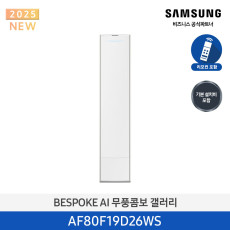 [삼성] BESPOKE AI 무풍콤보 갤러리 청정 (약19평형) AF80F19D26WS
